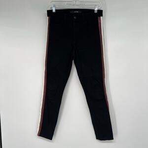 Joe's The Charlie High Rise Skinny Ankle Jeans Women's Size W28 Black Striped